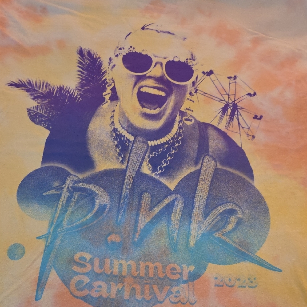 Band Tee PiNK tour 2023, Large NWOT, Tie-dye T-shirt With Front And Back Graphic